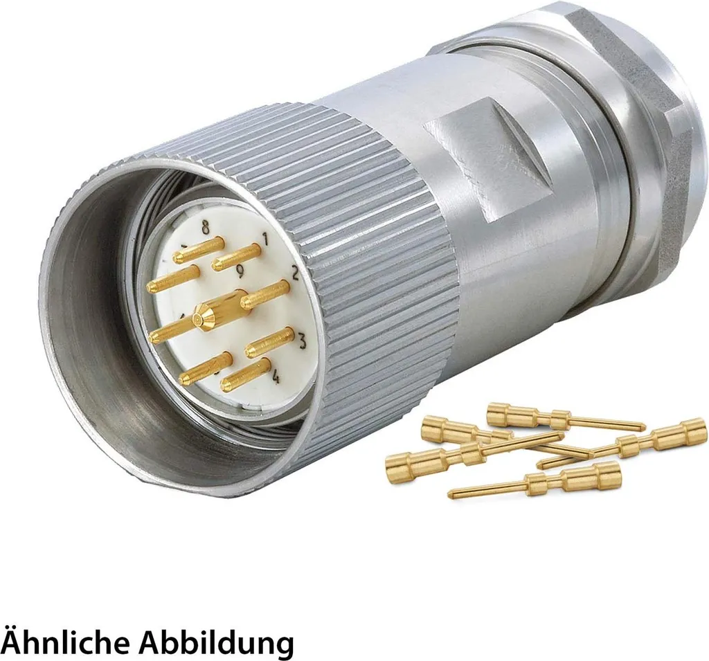 Connettore INOX Hummel M23: 9 Poli, Schermatura EMC, Alta Precisione