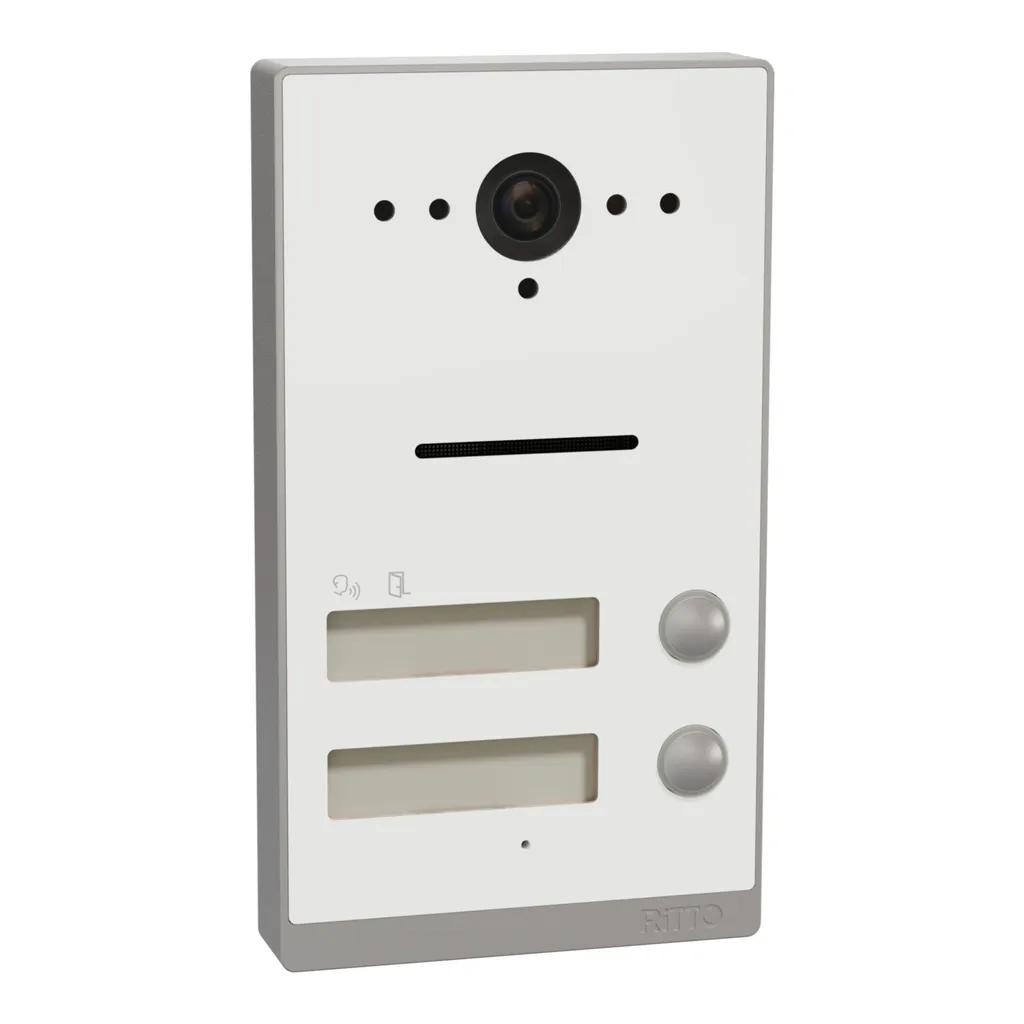 Station de porte Ritto AP RGE2015200 argent blanc pour interphone