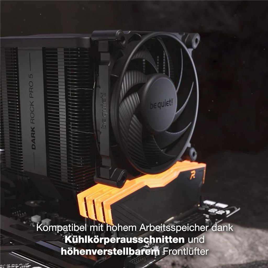 tichý vzduchový chladič Dark Rock Pro 5, mimoriadne vysoký Obrázok produktu 10