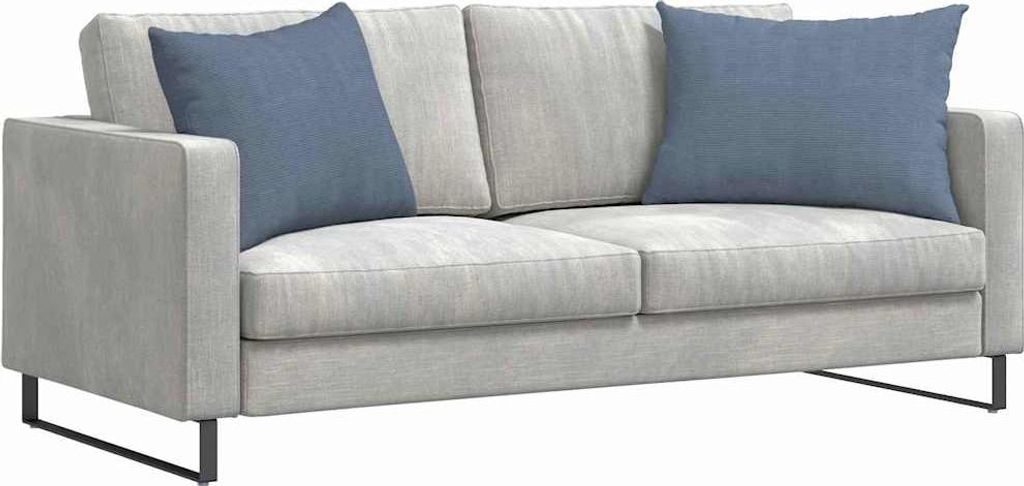Stabli Sofakissen 2 Stück Blau 70 x 50cm Cordstoff - DE513057 - Gartenmöbelauflagen