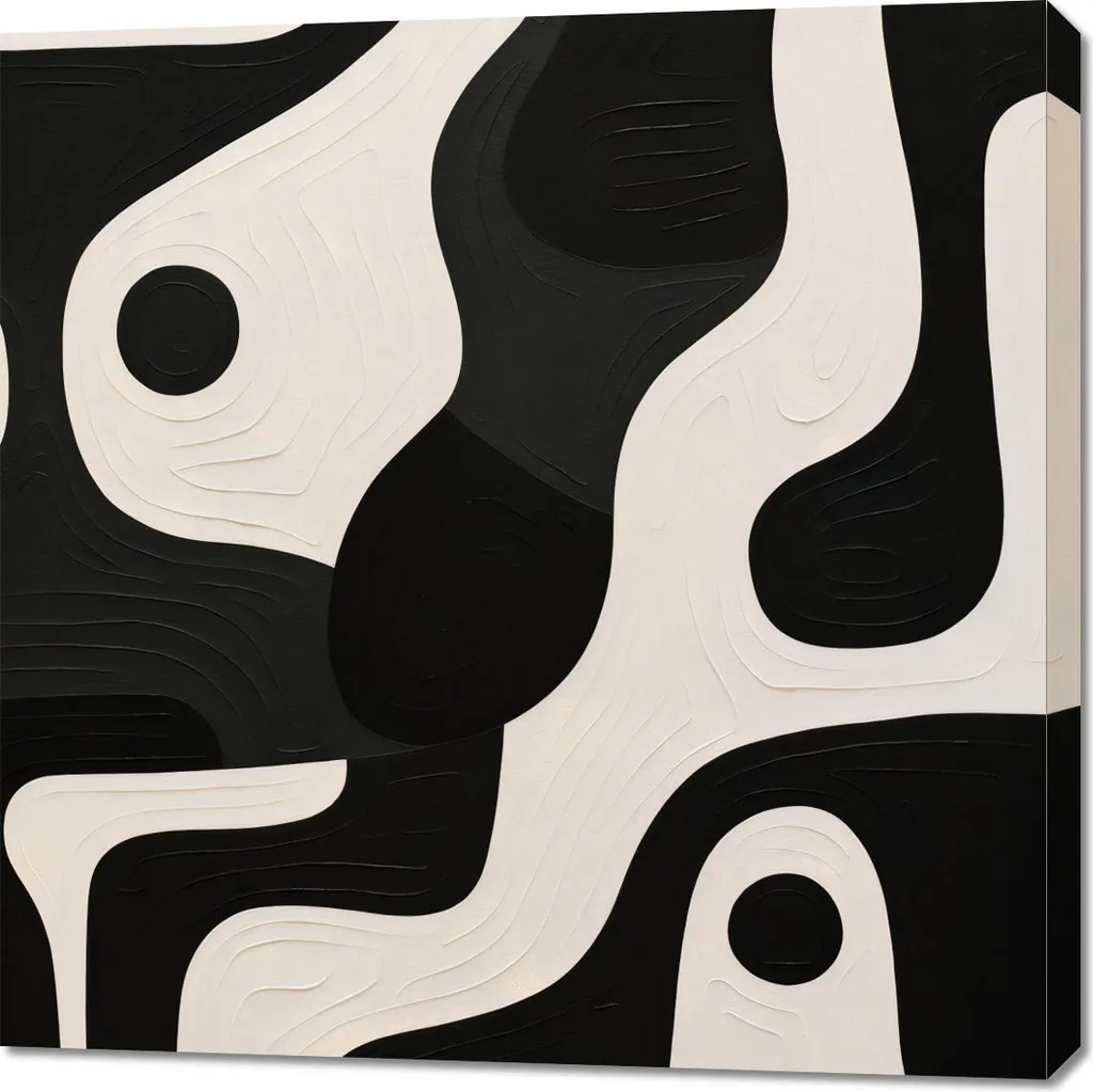 Tableau Image 90 x 90 cm Harmonie Contrastée - Déco Murale Carrée
