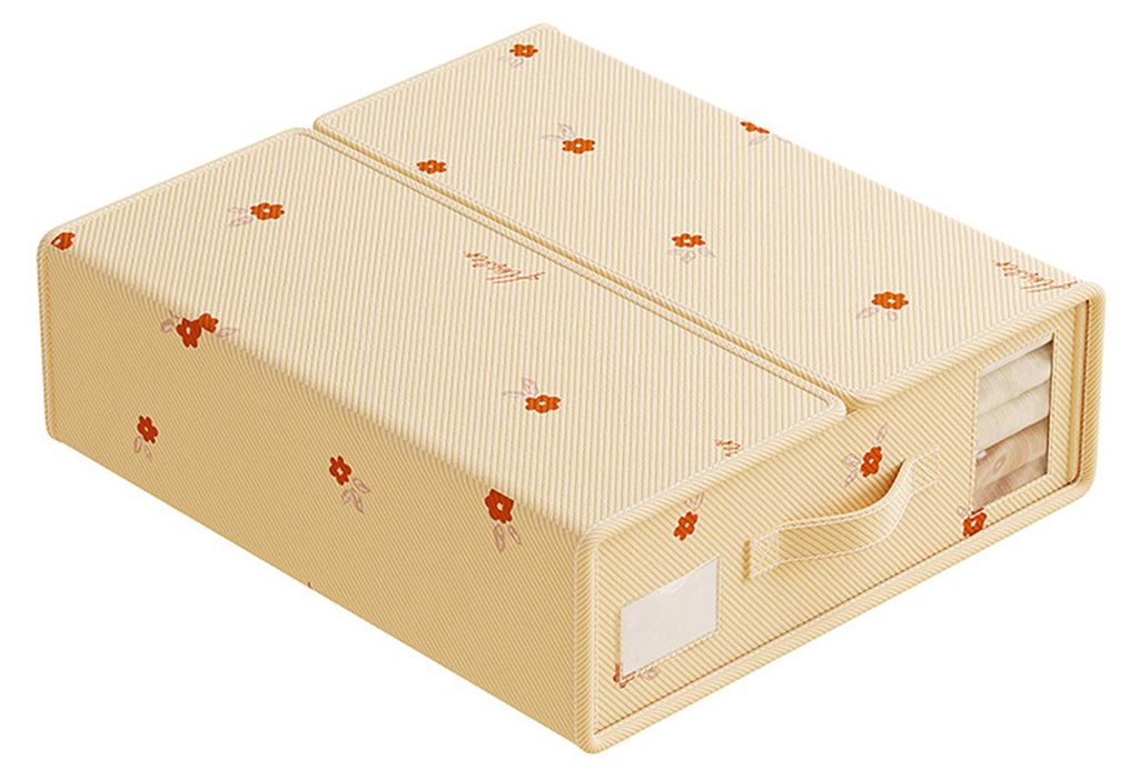 Aufbewahrungsbox für Bettlaken, großes Fassungsvermögen, staubdicht, faltbar, für Bettbezüge, Kleidung, Decken und Bettwäsche, mit Griff und ...