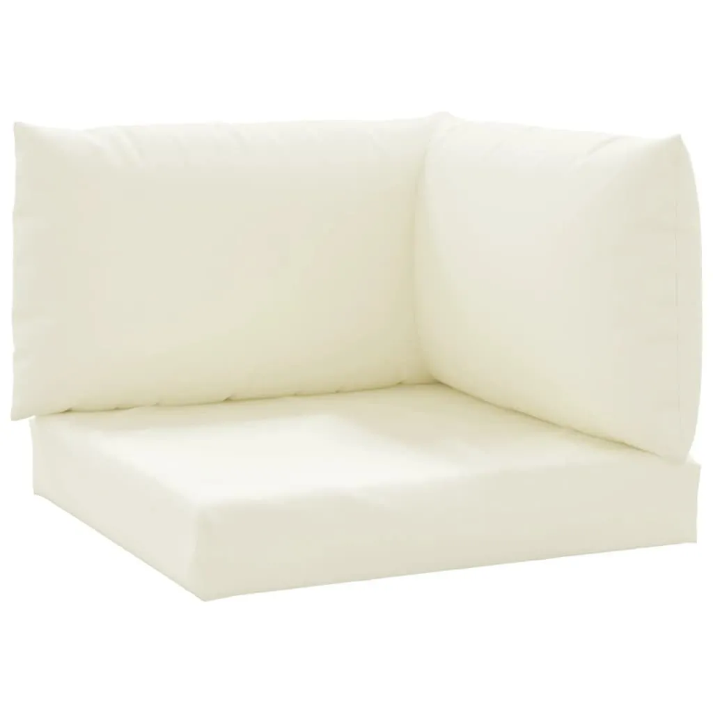 Coussin pour palette de jardin blanc crème pour salon lounge extérieur
