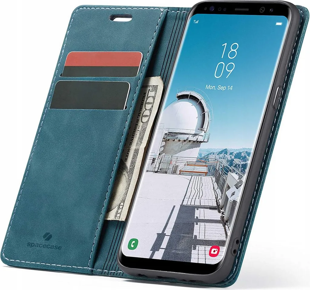 Custodia Professionale Galaxy S8 Blu SPACECASE - Eleganza e Funzione