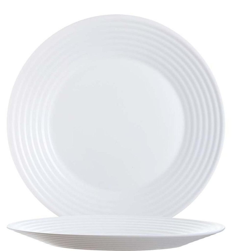 Stairo White Teller flach 25cm - 6 Stück Produktbild 