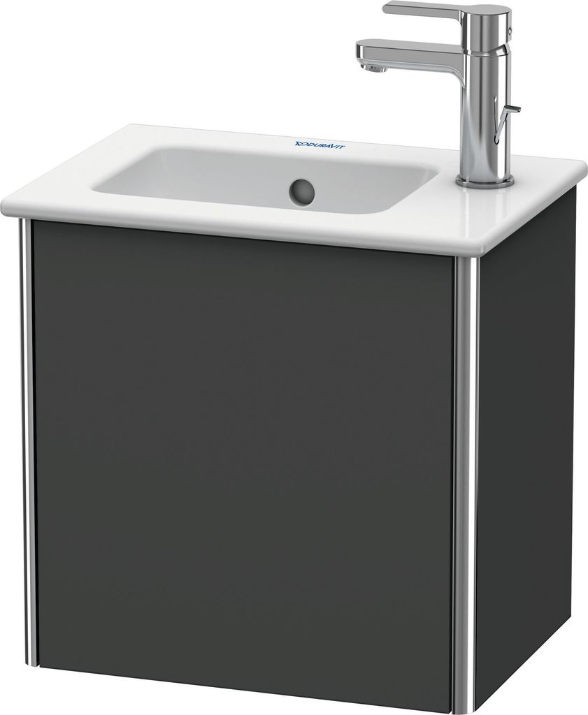 Duravit XSquare Waschtischunterbau wandhängend, eine Tür Anschlag links, 410x400x289mm, XS4170L4949