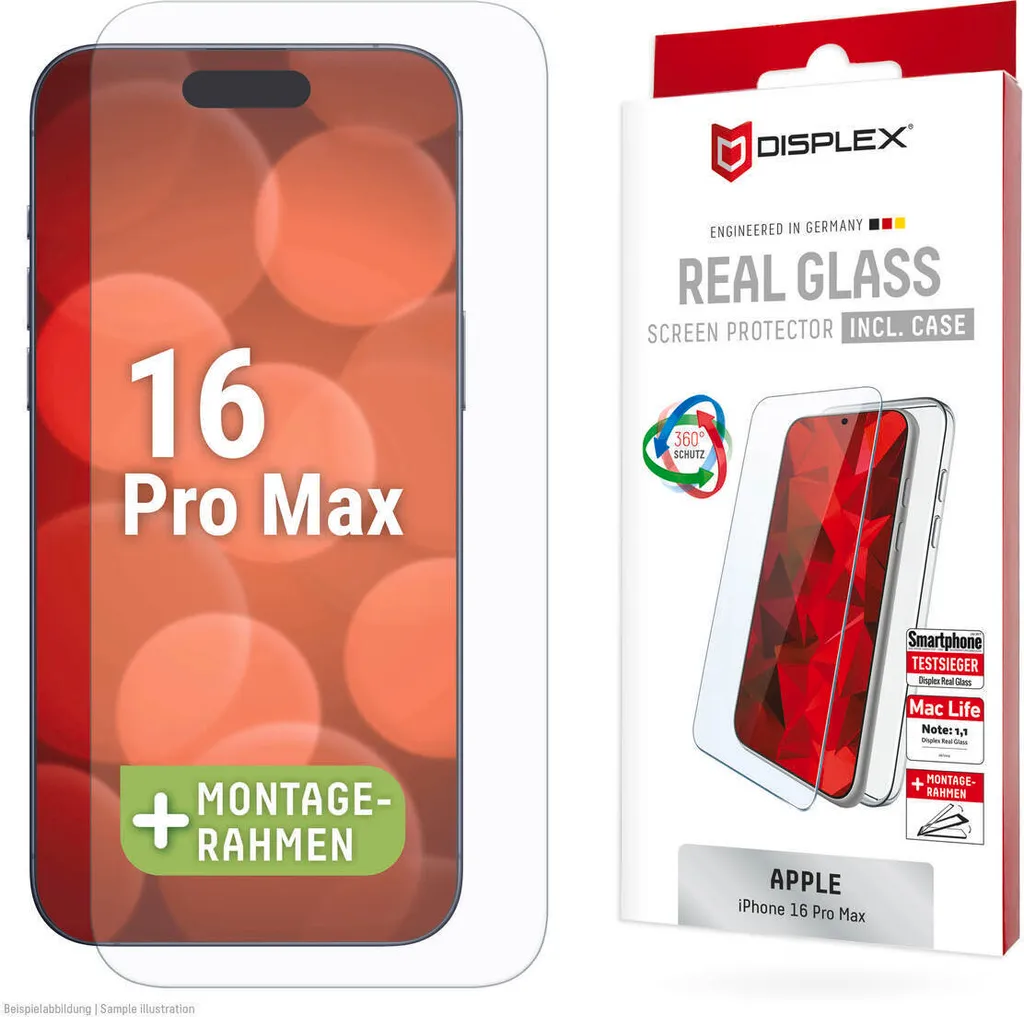 Kit Protezione Displex: Vetro 10H Real Glass + Case Trasparente Slim