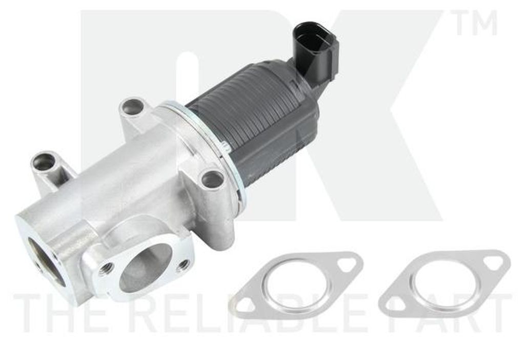 AGR-Ventil elektrisch mit Dichtungen, 2 Anschlüsse, 3 Befestigungsbohrungen, 1,08 kg