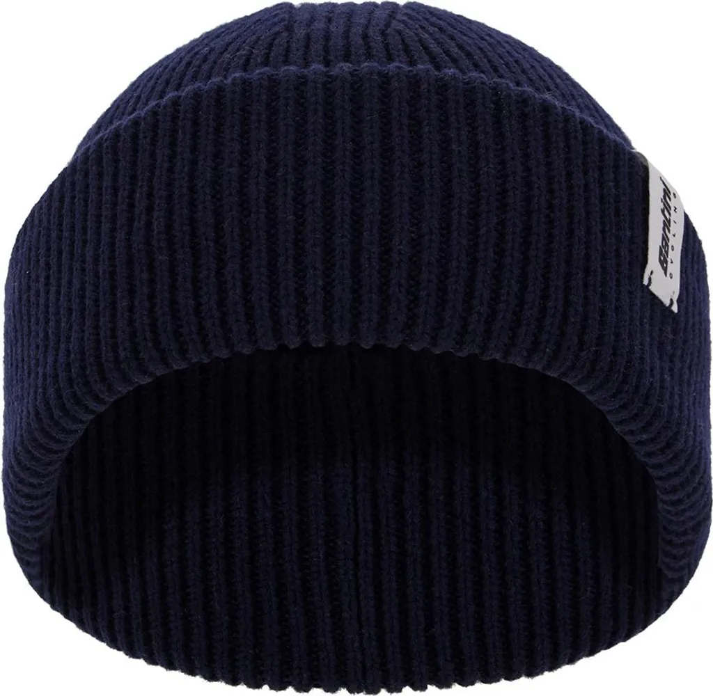 Bonnet de Sport Santini Beanie 2.0 Bleu Marine Flexible et Chaud Unisantini