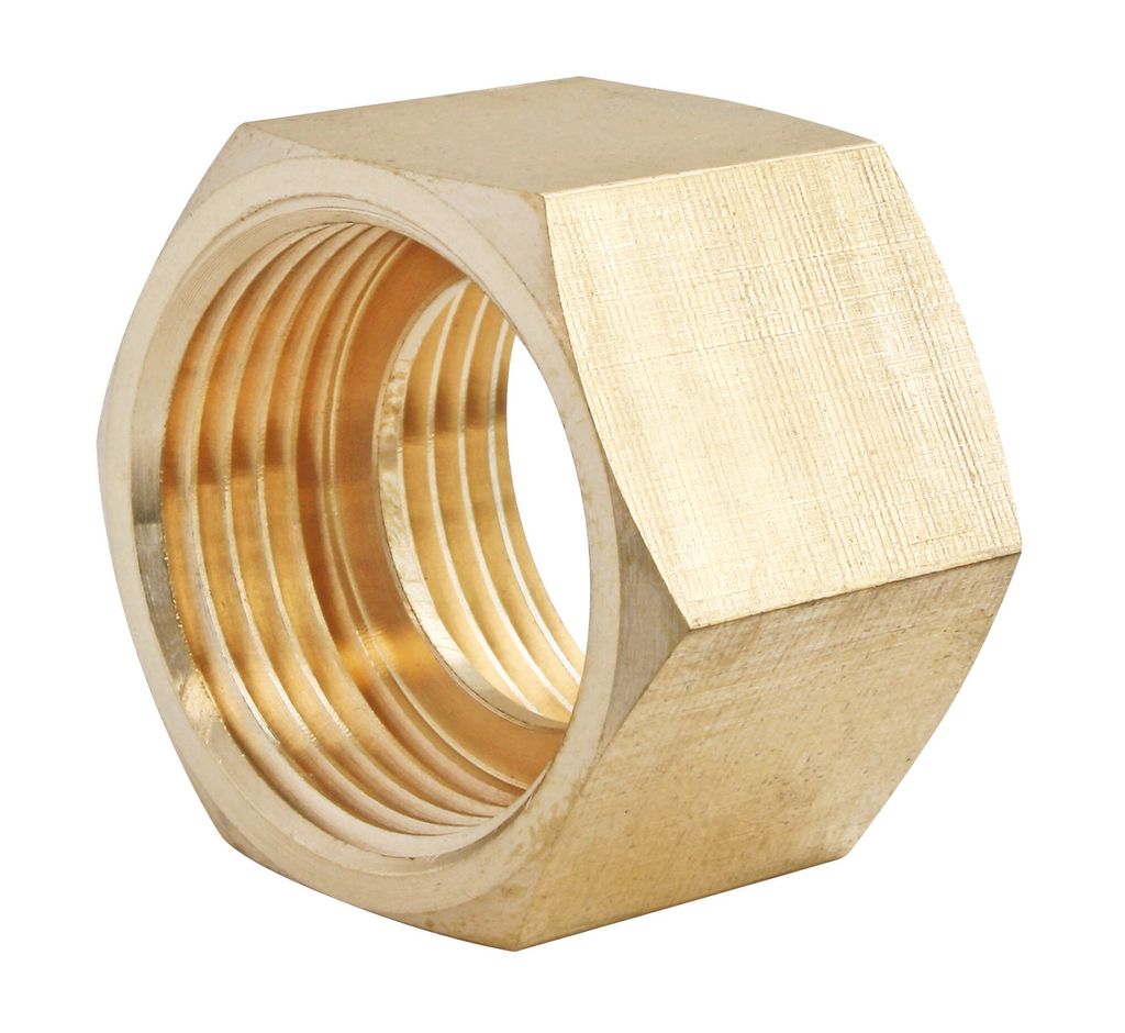 SOMATHERM FOR YOU – Messinghülse mit innerem Anschlag – Doppel-Innengewinde 20/27 – 2er-Pack