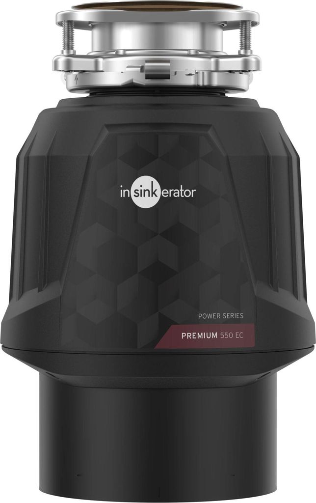 A product shot of a garbage disposal unit.