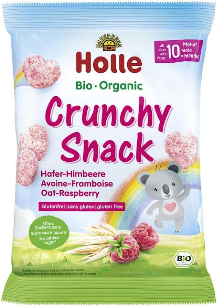 MAIS-HAFER-HAPPS MIT HIMBEER-BANANEN-GESCHMACK, OHNE ZUCKERZUSATZ, GLUTENFREI, AB DEM 10. MONAT, , 30 g – HOLLE