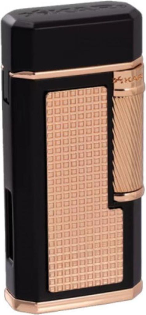 Xikar ARDOREE 615BKRS Feuerzeug, Soft Flame, Schwarz-Rosa, Produktbild 
