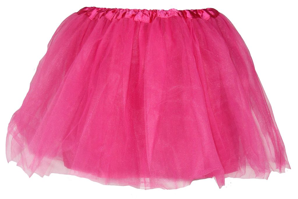 pinkes 80er Jahre Neon Tutu, Größe:M Produktbild 