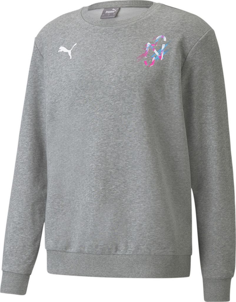 PUMA NEYMAR JR CREATIVITY Crew MEDIUM GRAY HEATHER L