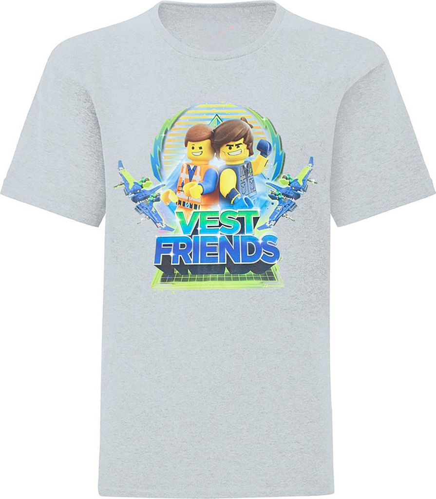 Lego Movie 2 - T-Shirt für Jungen NS5404 (140) (Grau)