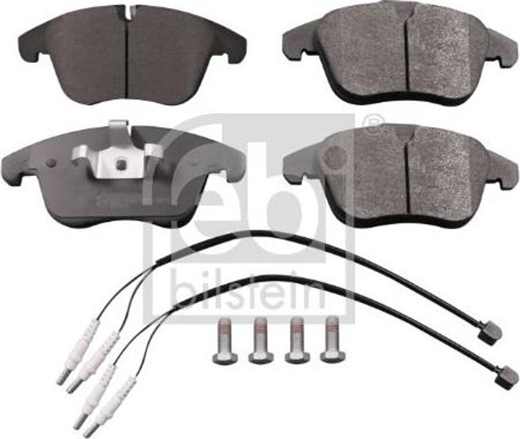 FEBI BILSTEIN 116380 Bremsbelagsatz, Scheibenbremse OE C2C35612 kompatibel mit S-Type, XE, XF, XJ, XK