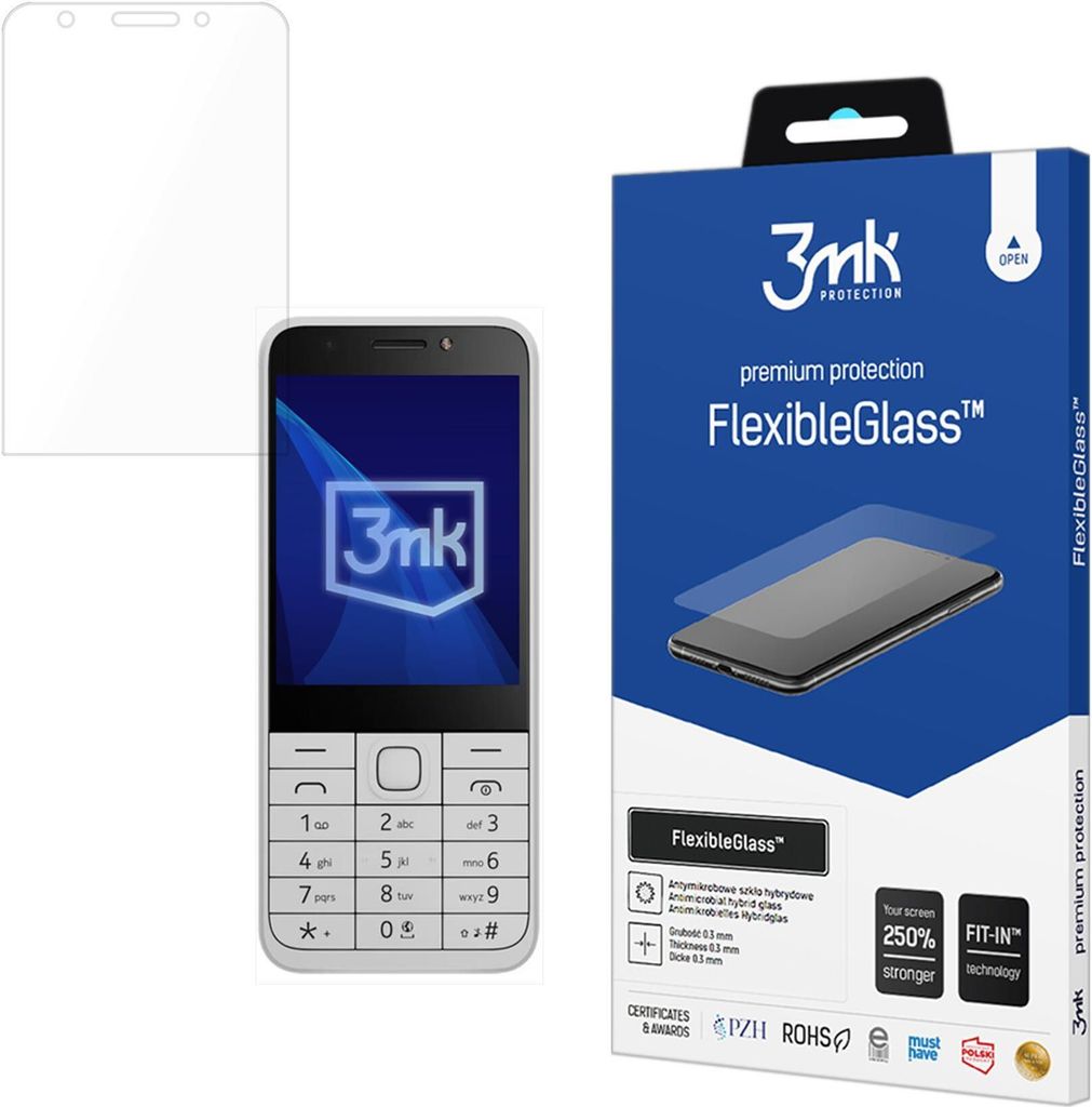 3mk Display Hybridglas FlexibleGlass für Nokia 230 DualSim 2024 0,3mm 7H
