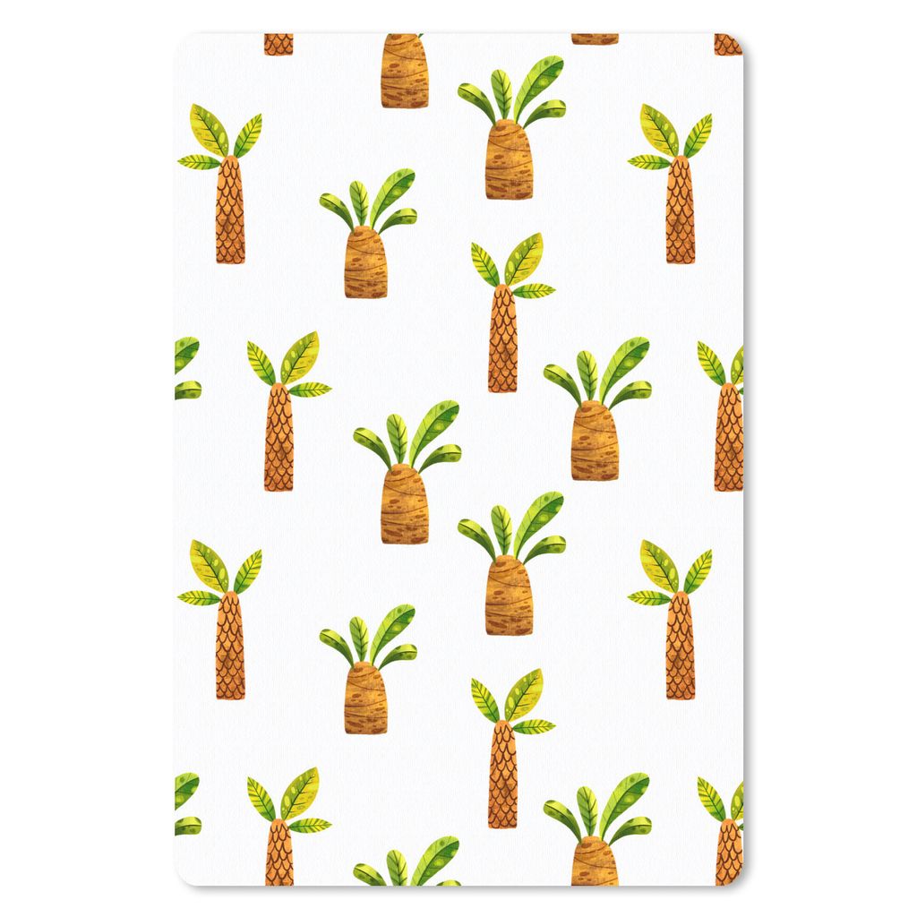 MuchoWow Mauspad Mousepad Dschungel - Palme - Design 18x27 cm - Mousepads - Maus Mat - Pad - Mausunterlage