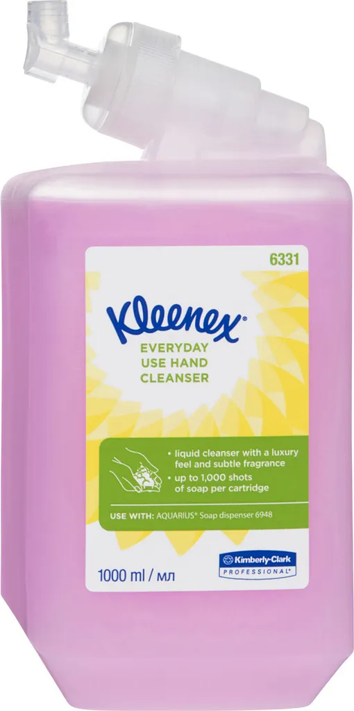 Lotion rose Kleenex 6331 Kimberly-Clark : haute capacité et soin doux
