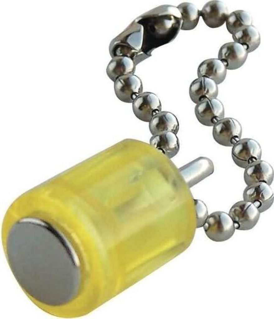 Magnet Power Zylinder + Kette 14x25mm VE=40 Stück kristallgelb