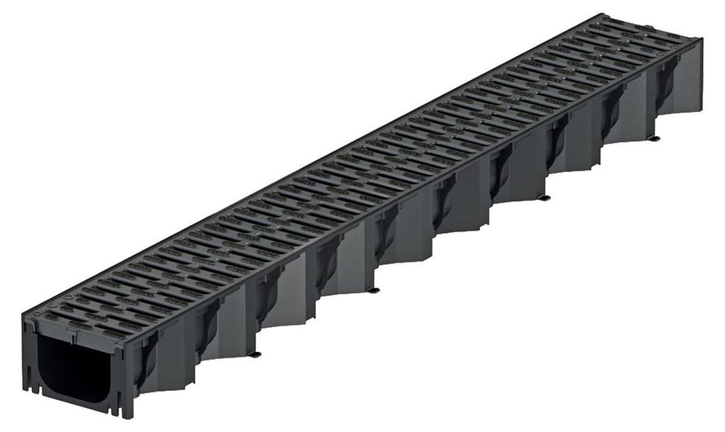 1m ACO Hexaline 2.0 Caniveau de drainage avec grille Image du produit 
