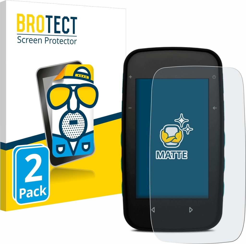 2x BROTECT Schutzfolie für CompeGPS TwoNav Cross Plus Displayschutz Displayschutzfolie Folie Matt Entspiegelungsfolie