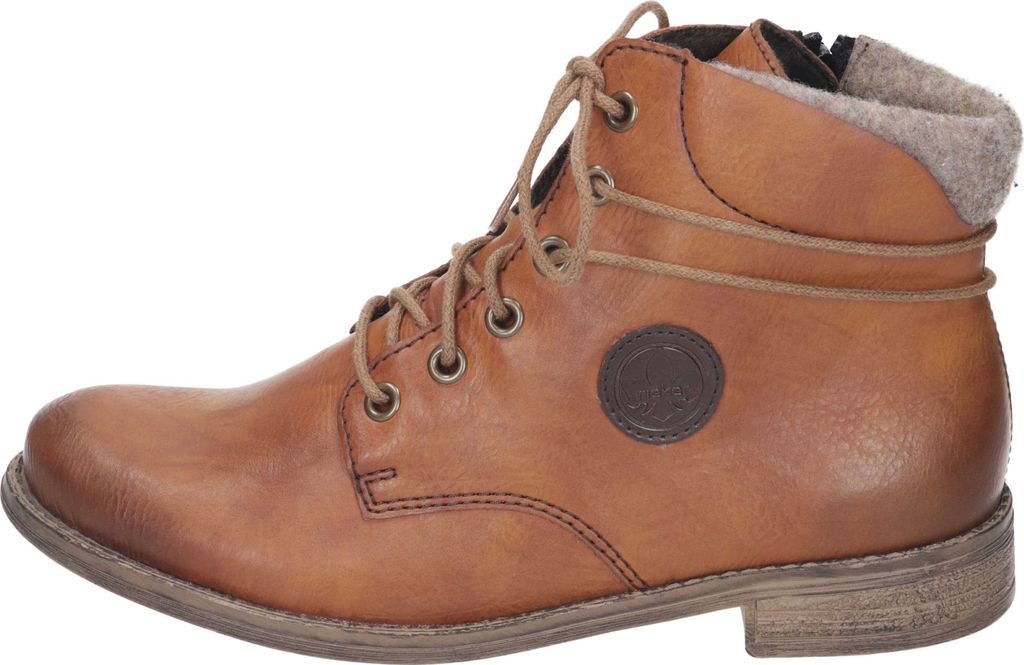 Rieker Damen Vintage Stiefelette mittelbraun, Damen:36 EU Produktbild 