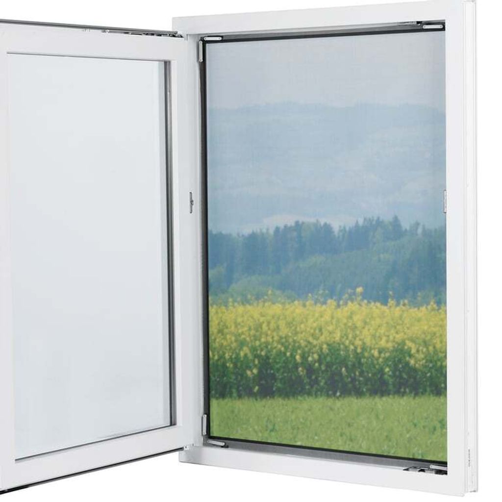 BKSAI Fliegengitter Fenster Insektenschutz Magnet - 5 Minute Knopfmontage  ohne Bohren Moskitonetz Dachfenster Fliegenschutzgitter Zuschneibar für  alle Fenster Innen und Außen 130 * 150cm : : Baumarkt