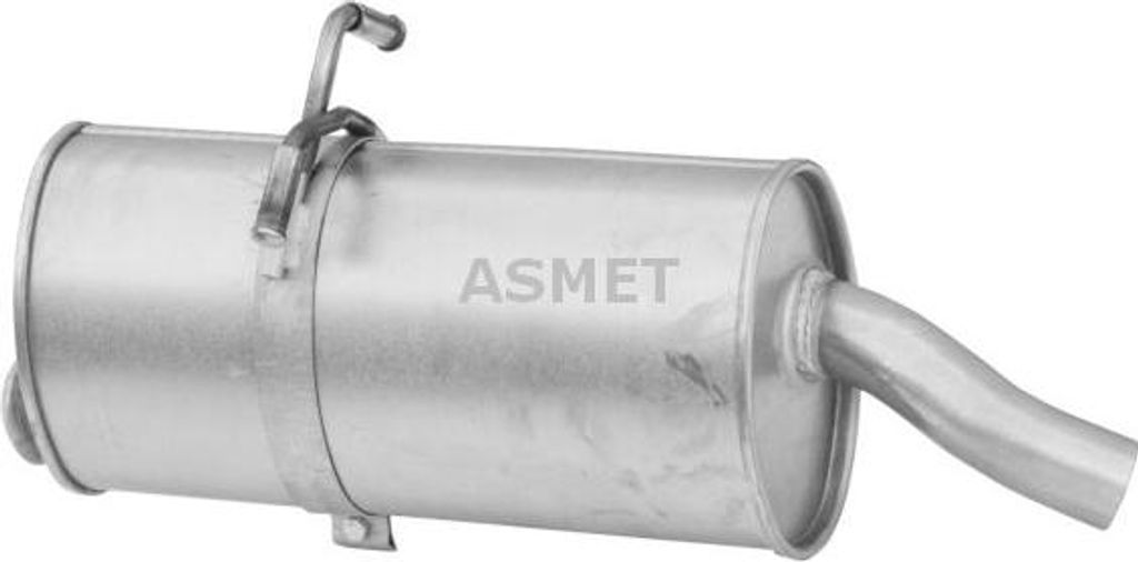 ASMET 8079 Endschalldämpfer OE 1730Q8 kompatibel mit Berlingo, Partner