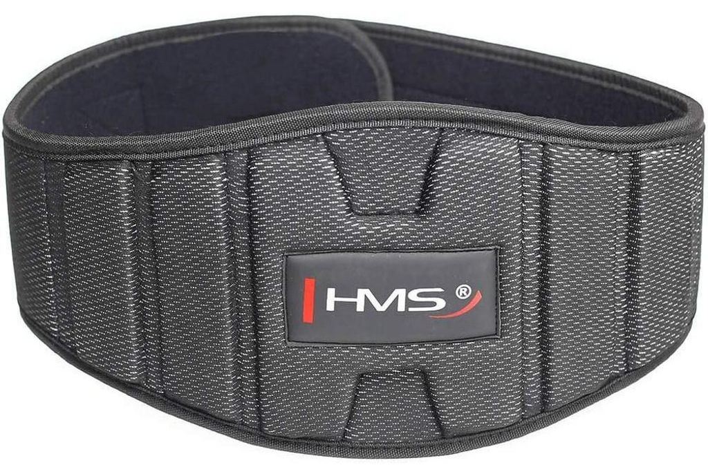 HMS - Trainingsgürtel, Logo, Neopren PP13190 (XL) (Grau) Produktbild 