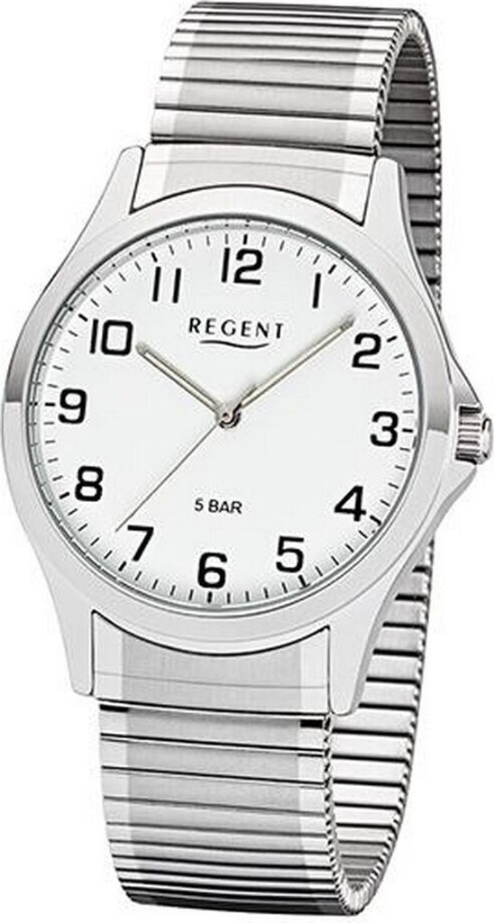 Regent Armbanduhr Quarzuhrwerk Analoganzeige Mineralglas - Produktbild 