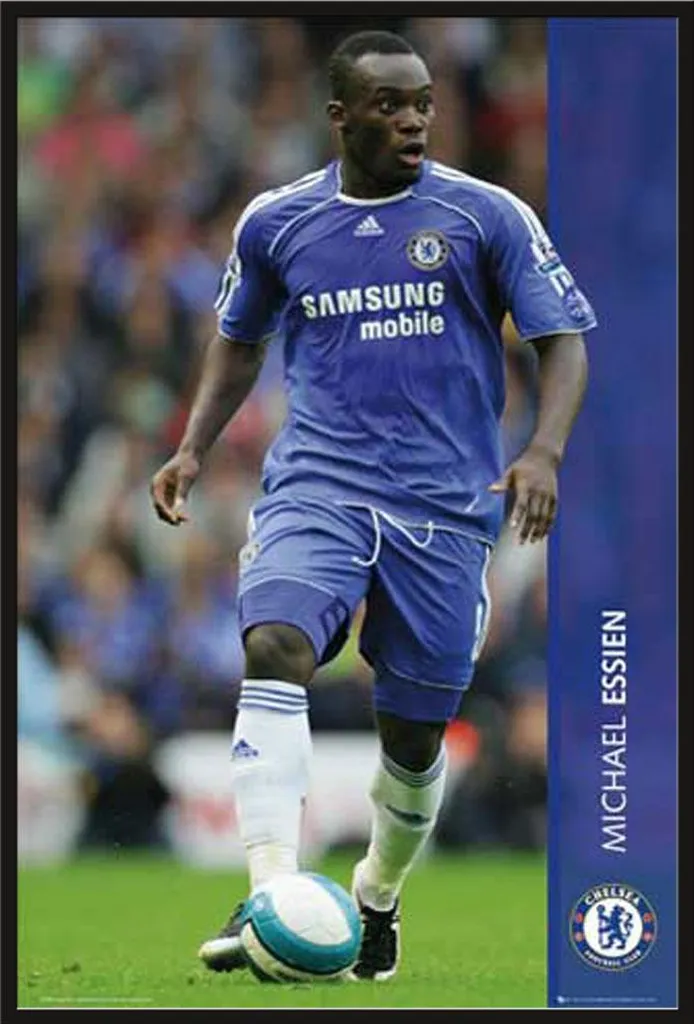 Cadre Photo et Poster Michael Essien Chelsea - Décoration Murale Sport