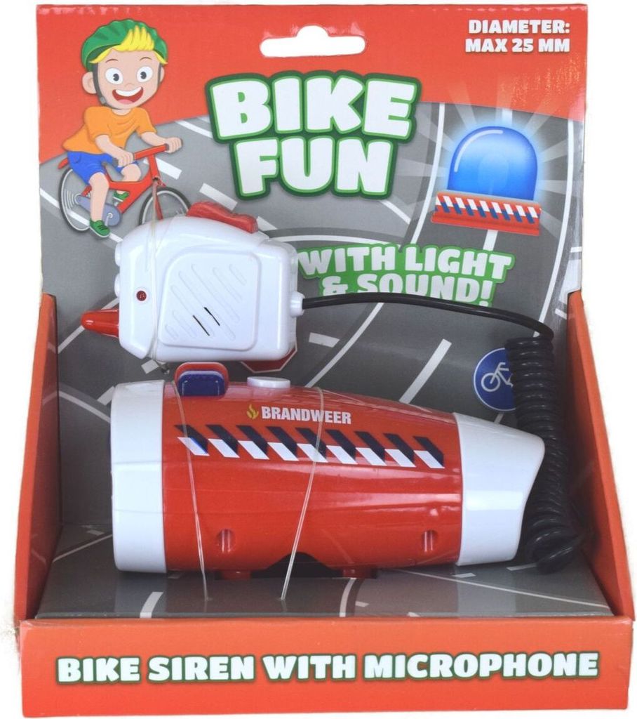 Bicykel Fun Bicykel Siréna Hasičský zbor s mikrofónom Obrázok produktu 
