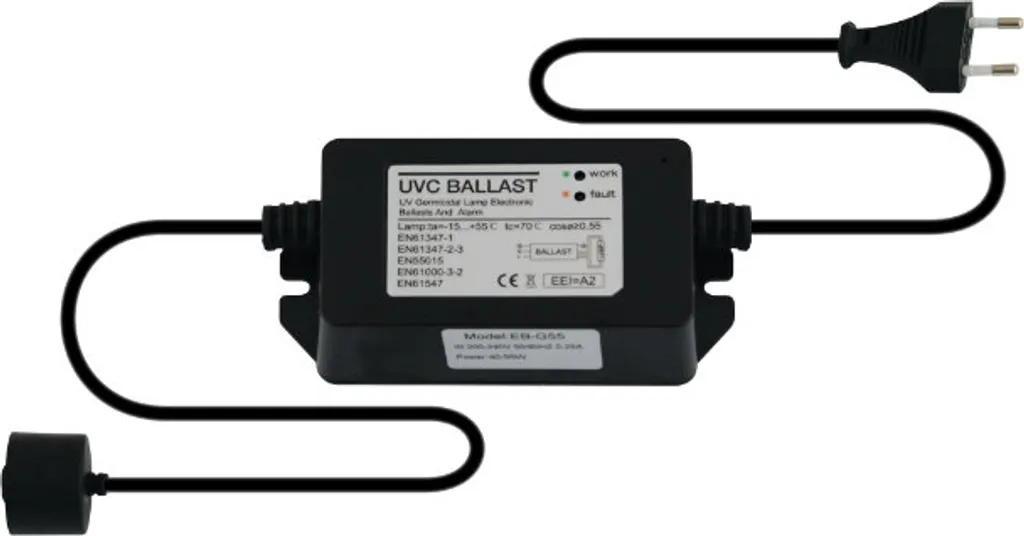 Alimentation pour lampe UV 4 broches 40-55W T5 - Ballast électronique