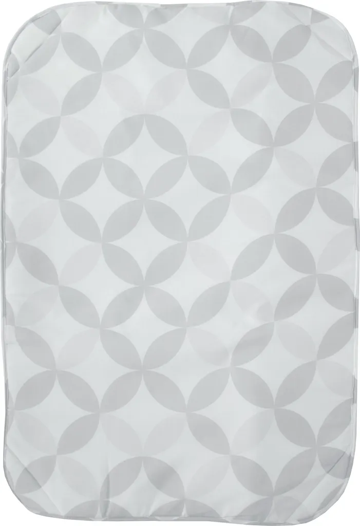 Nappe de repassage 70x100 cm en coton épais coloris gris et crème