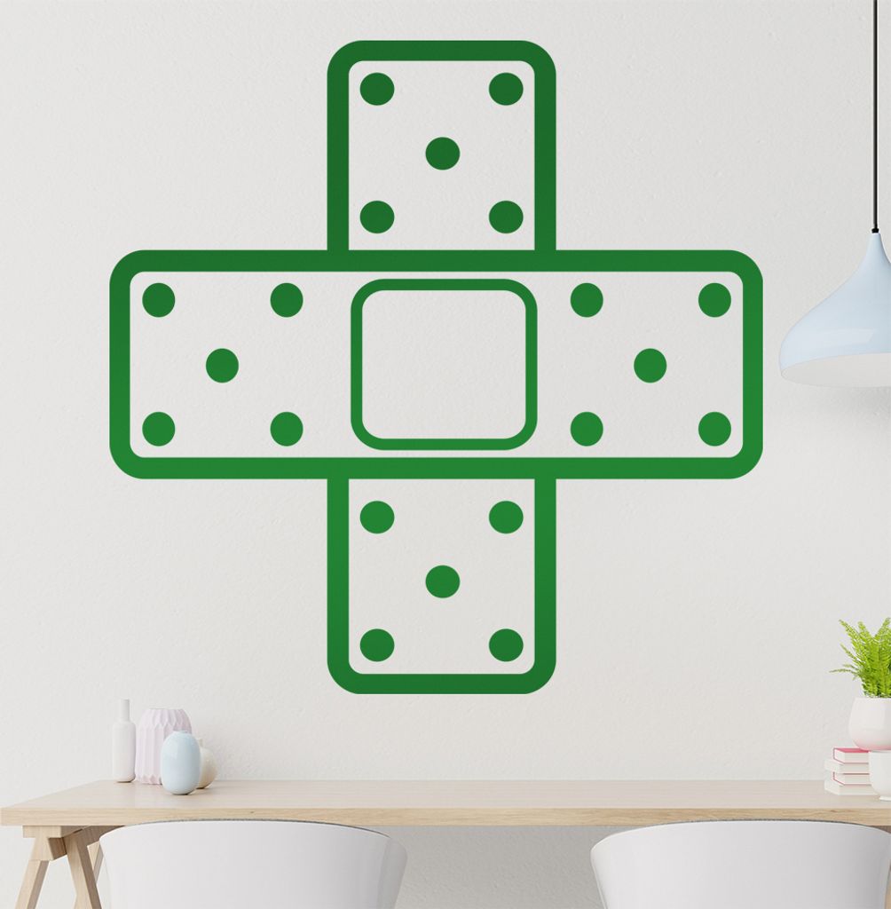 Pflaster kreuz Wandtattoo in 6 Größen - Wandaufkleber Wall Sticker - Dekoration, Küche, Wohnzimmer, Schlafzimmer, Badezimmer