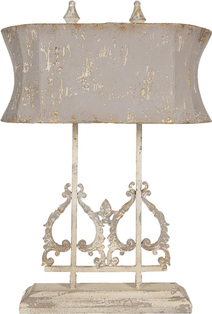 Clayre & Eef Schreibtischlampe 50x25x74 cm Braun Eisen