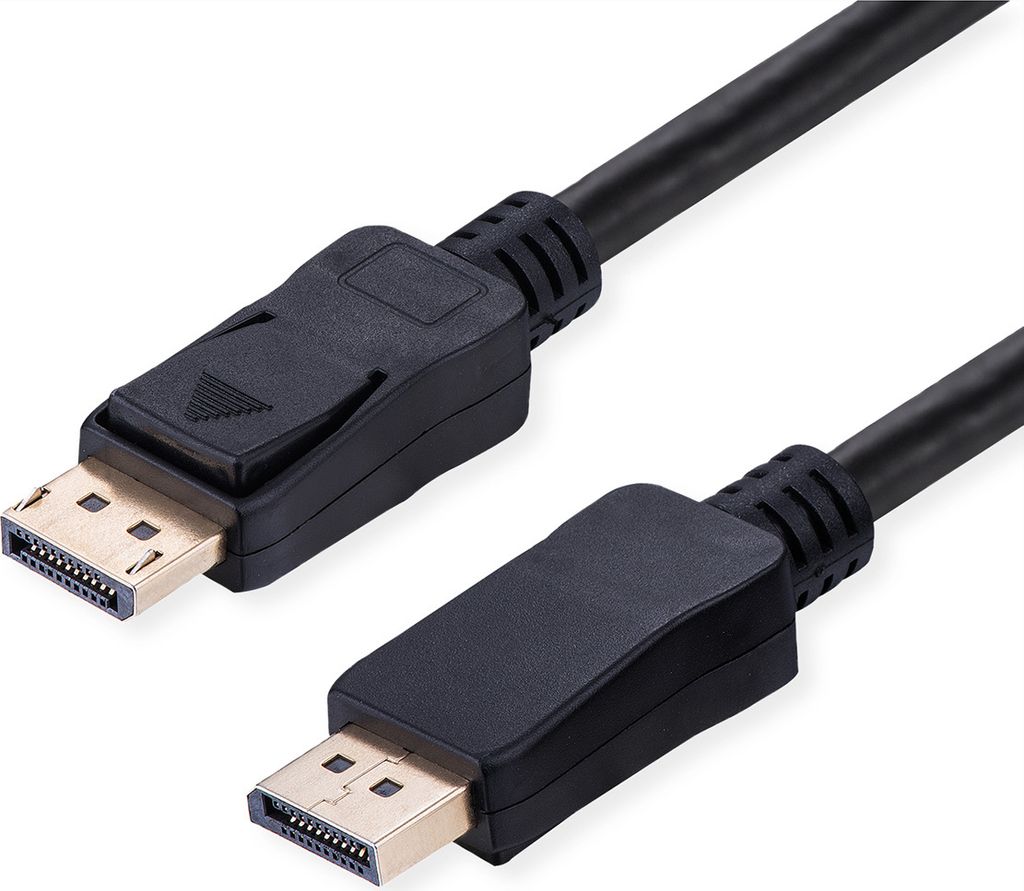 VALUE DisplayPort Kabel, v2.1, 10K, DP ST - ST, schwarz, 5 m