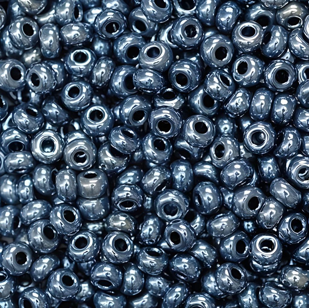 KNORR PRANDELL 216105661 Böhmische Rocailles Ø 25 mm Glas anthrazit