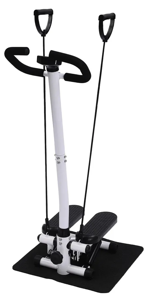 Stepper de Fitness pour sport à la maison avec hauteur modulable noir