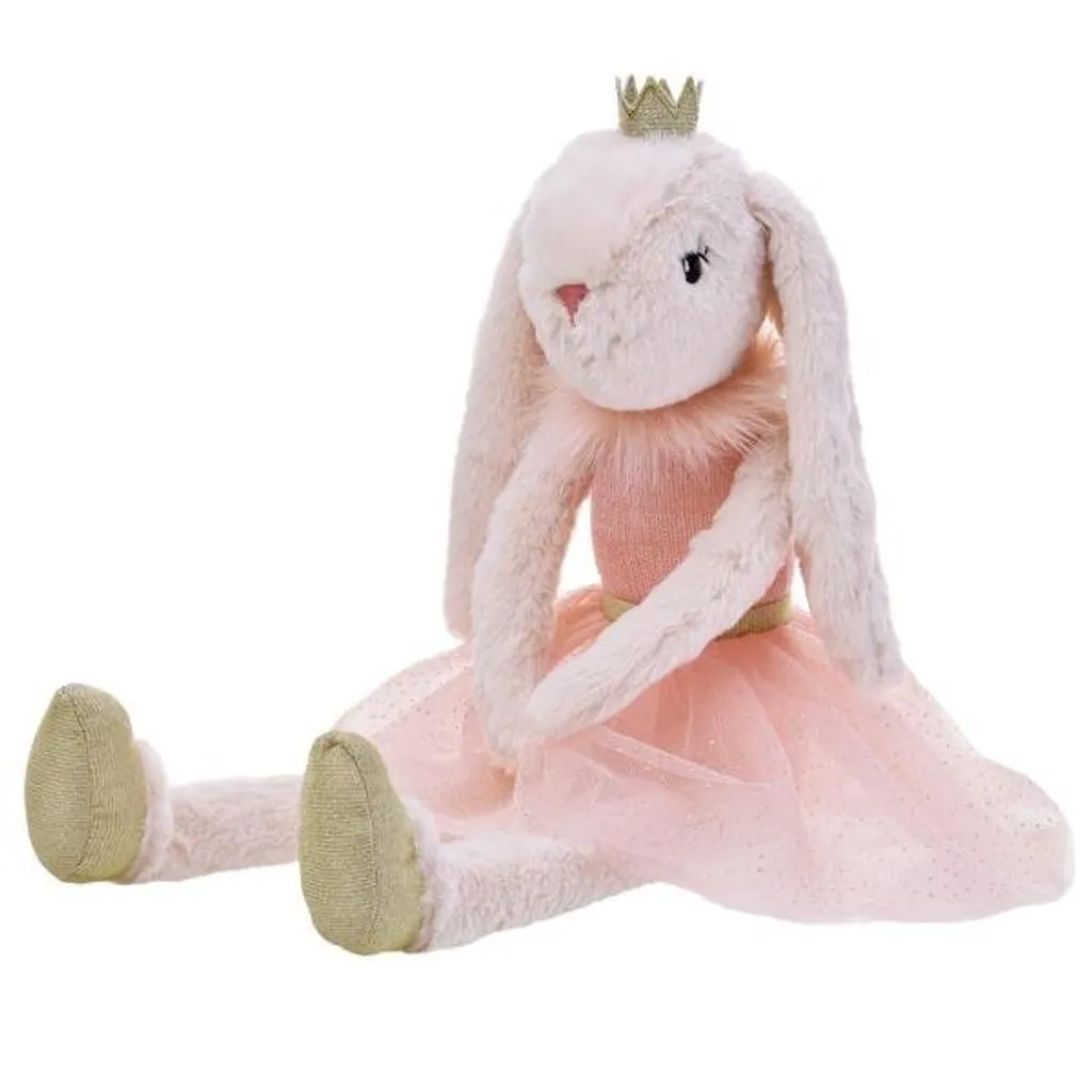 Grand Lapin en Peluche Gulia 44 cm - Doudou de Qualité pour la Chambre