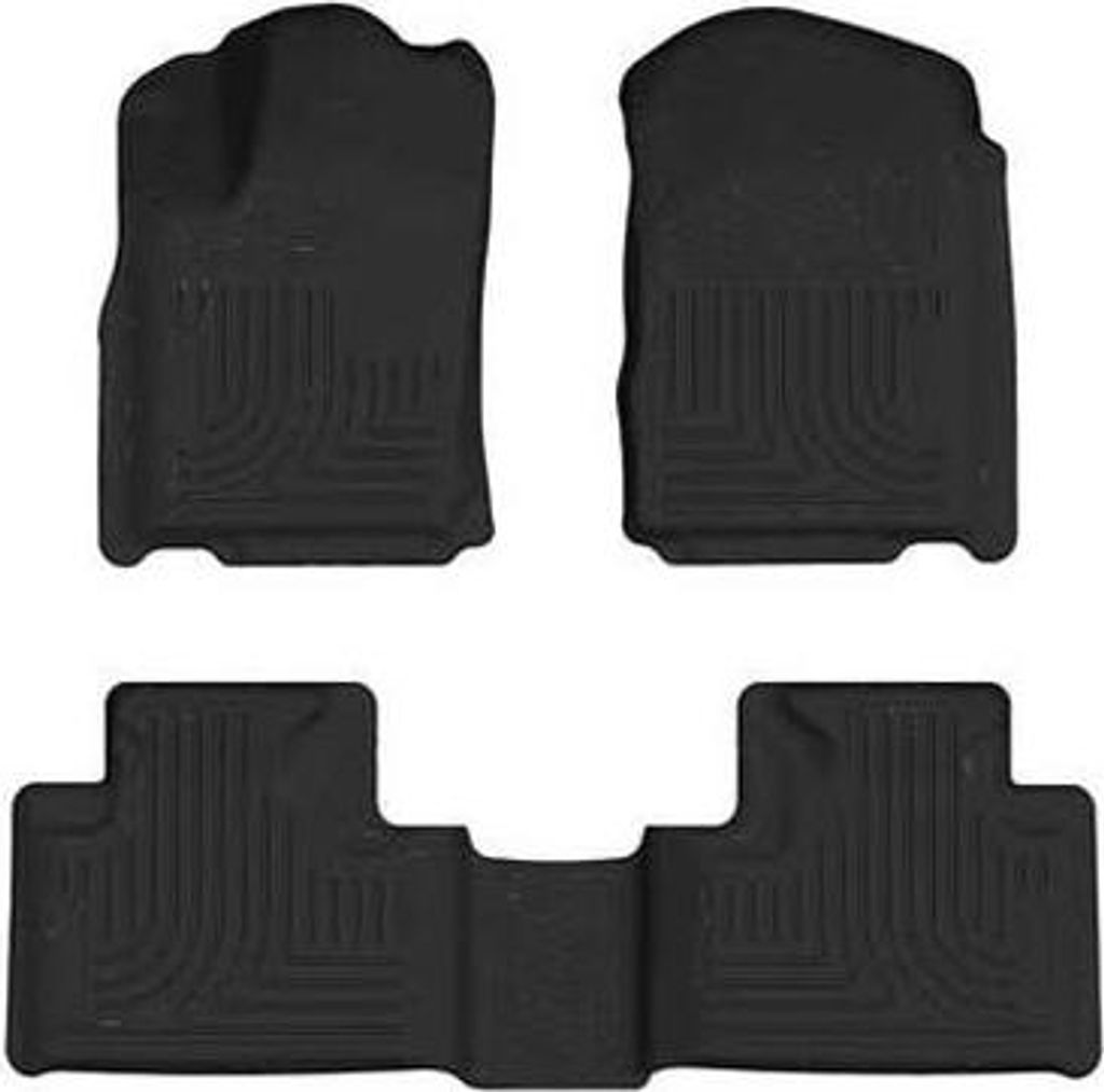 Fußmatten Gummi Fußraumwannen vorne u. hinten schwarz Jeep Grand Cherokee WH 12-