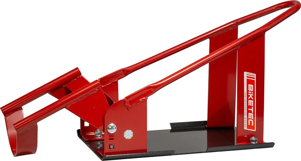 Alzamoto BIKETEC Paddock Stand Rosso Nero - Serie Universale Pro