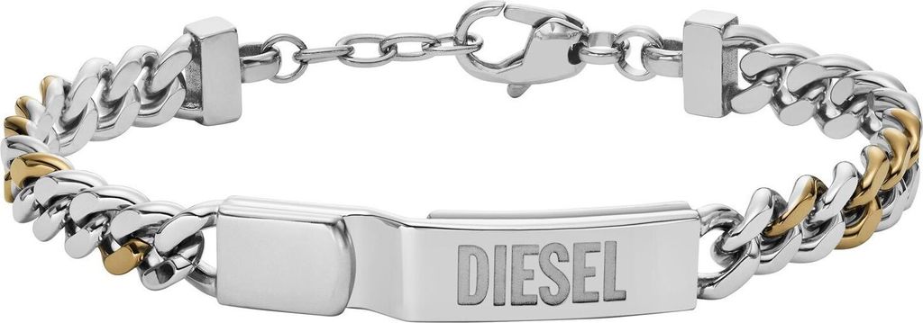Diesel DX1457931 Herren Armband Edelstahl Bicolor Gold 22 Produktbild 1