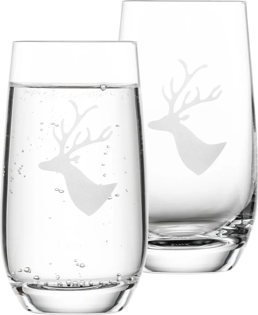 Bicchieri Eisch 77155091 Chalet Set 2pz 350ml Cristallo Decorato - 5