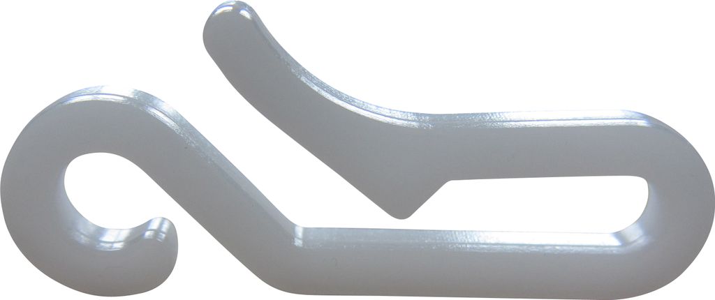 rewagi 10 Stück Gardinenhaken, Duschvorhanghaken empfohlen für Duschvorhänge