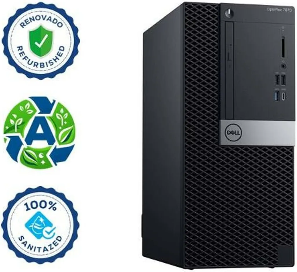 PC Fixe Dell 7070 Gain de Place i5-8500 8Go RAM SSD 256Go Silencieux