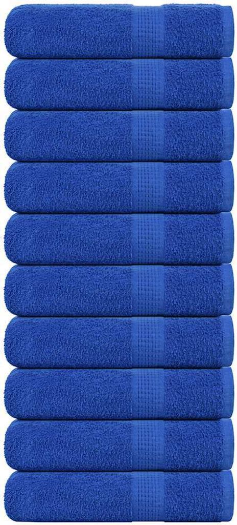 "im Angebot" Badetücher FROGN 10 Stk. Blau 100x150 cm 360 g/m² - Duschtücher CC317