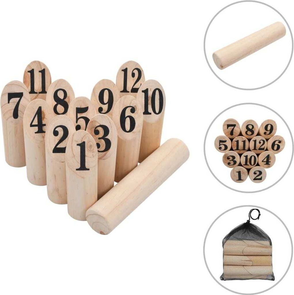 Kubb Spielset Holz